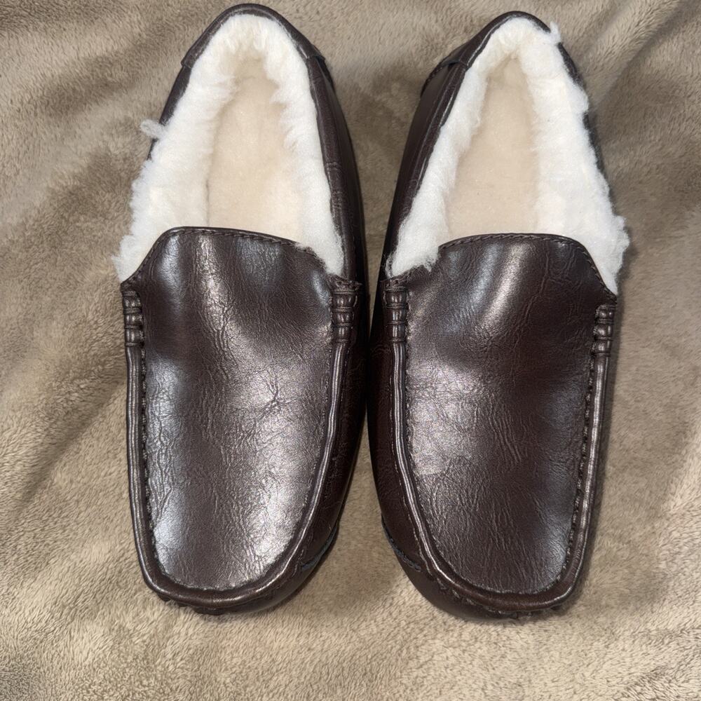 Koolaburra by UGG Tipton Smooth Faux Shearling Lined Slippers / Men's Size 7